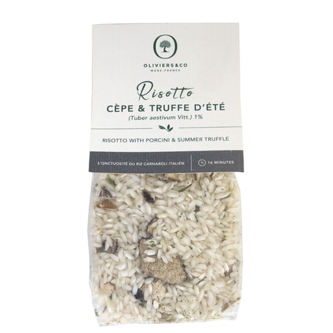 Risotto ris med Karl Johan-svampe og sommertrøffel