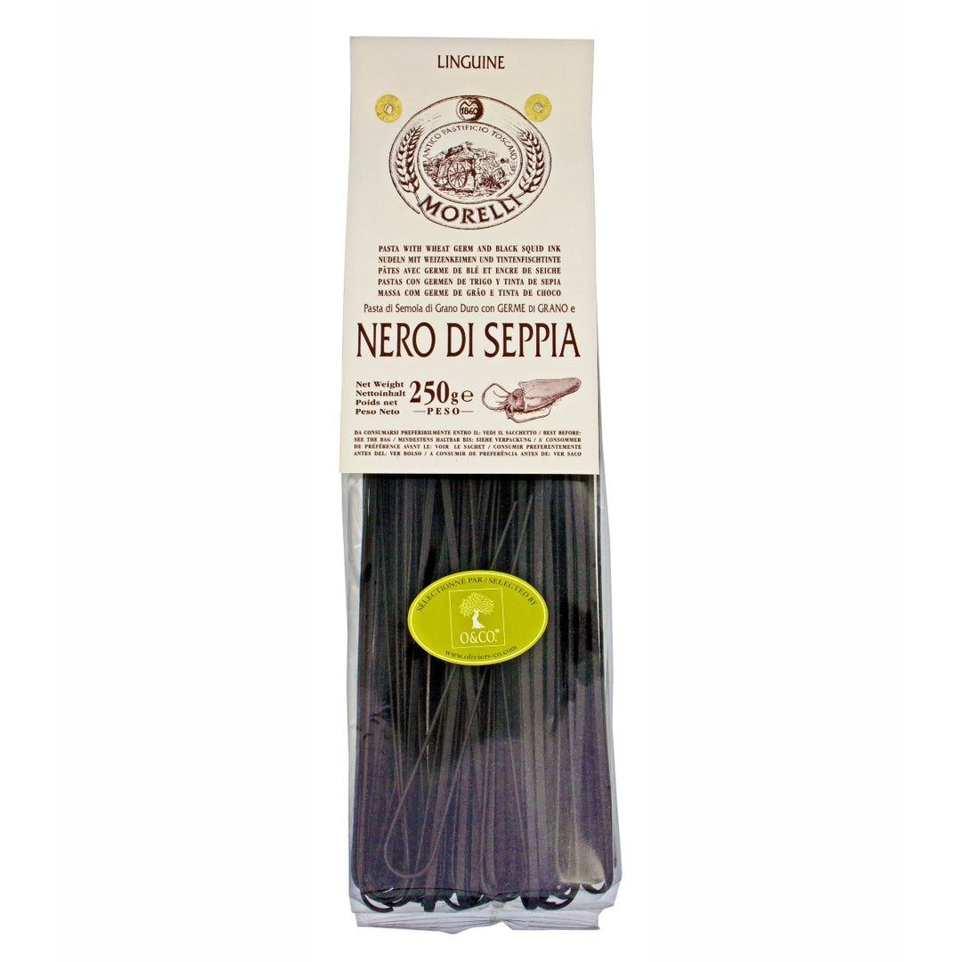Pasta med blækspurtteblæk fra Morelli, Oliviers & Co