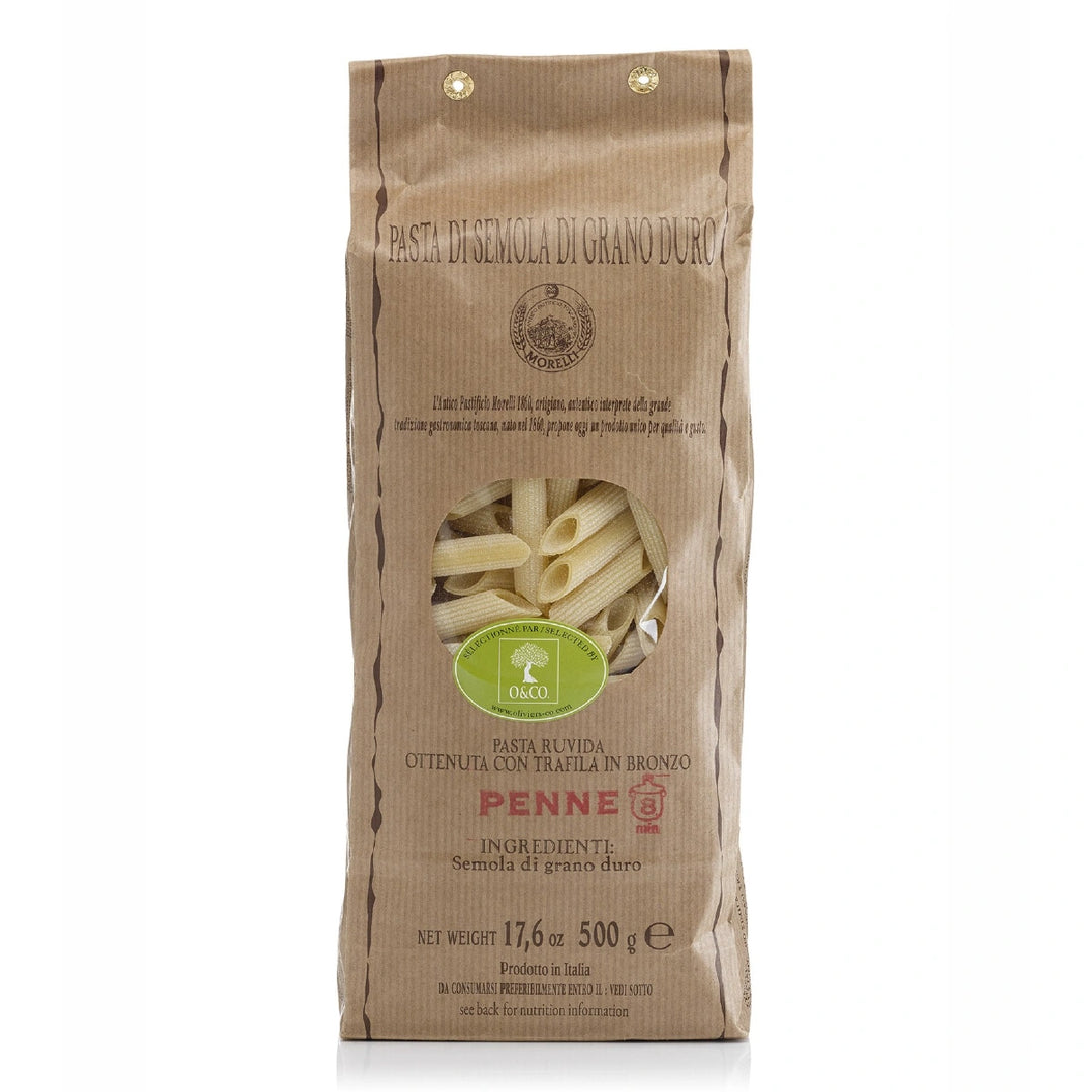 Penne pasta håndlavet fra Morelli, Oliviers & Co