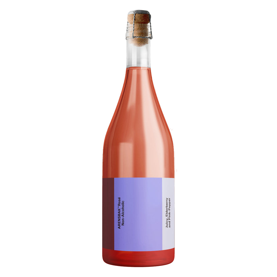 Arensbak Rosé naturlig mousserende alkoholfri rosé alternativ, Oliviers & Co