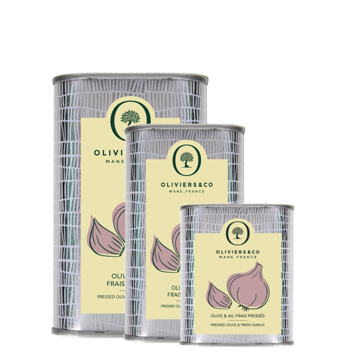 Hvidløgsolie 500ml, 250ml, 100ml fra Oliviers & Co