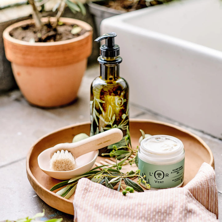 Fransk plejende håndcreme og flydende sæbe med olivenolie fra Oliviers & Co