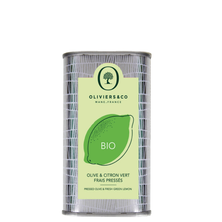 Økologisk Grøn citronolie / Olivenolie med økologiske grønne citroner