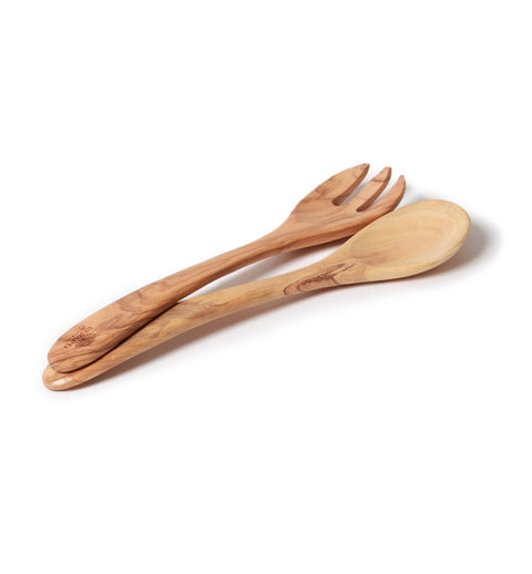 Serveringssæt 'Provencal' i oliventræ 17 cm