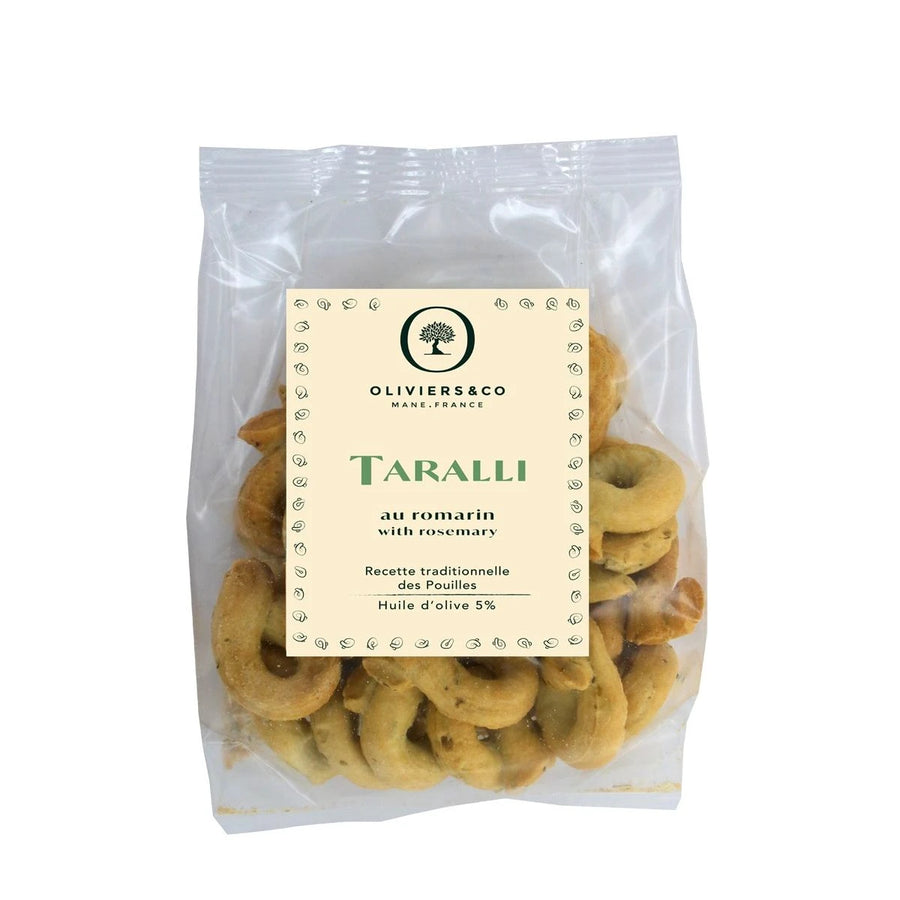 Italienske Taralli kiks med rosmarin fra Oliviers & Co