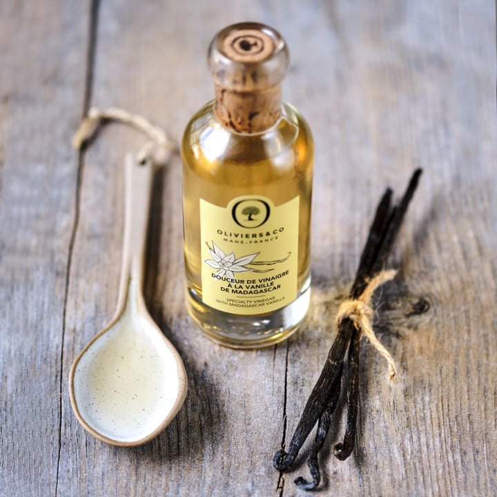 Gourmet vanilje eddike med Madagascar bourbon vanilje fra Oliviers & Co