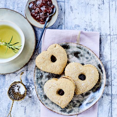 Opskrift på vaniljesmåkager med figen og melon marmelade fra Oliviers & Co