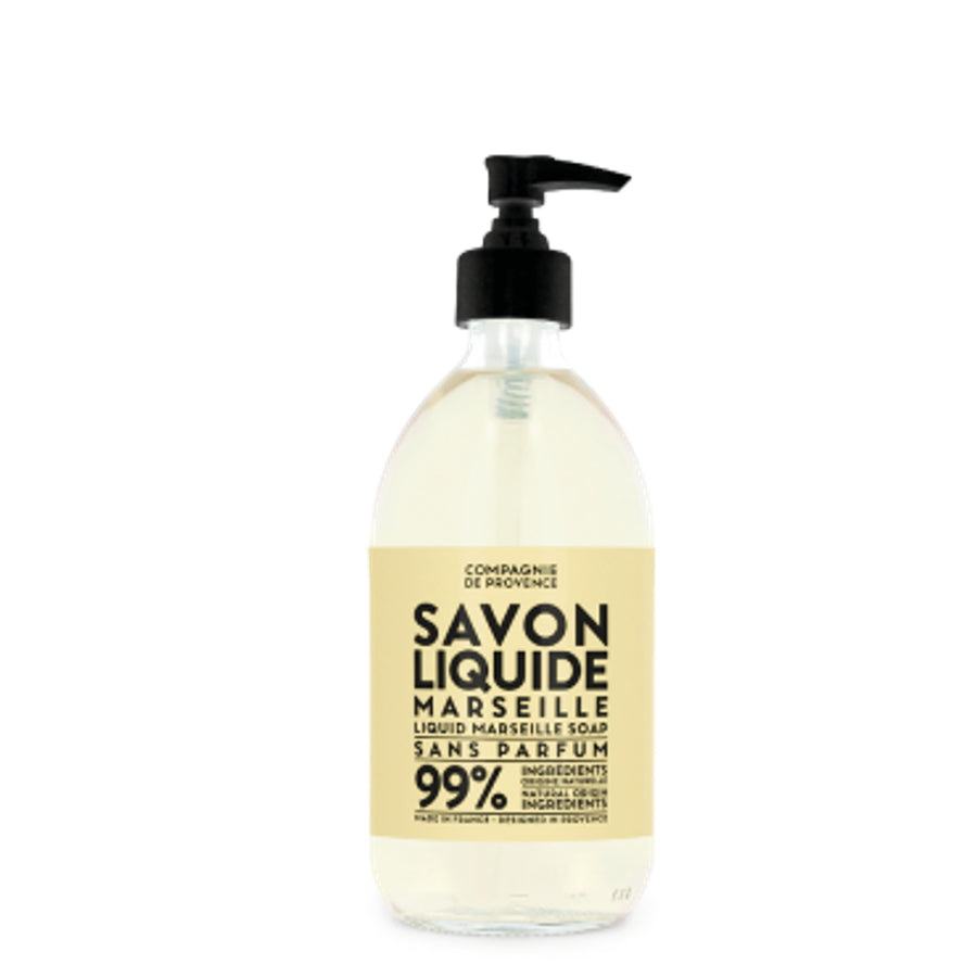 495ml parfumefri Savon de Marseille flydende sæbe fra Compagnie de Provence, Oliviers & Co