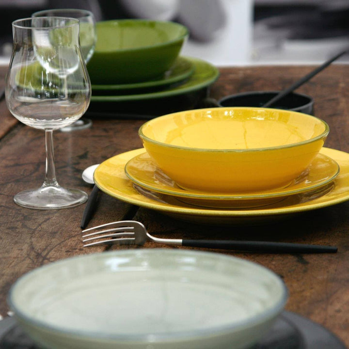 Lille skål/dyb tallerken, Auge, Atelier Bernex håndlavet keramik fra Oliviers & Co