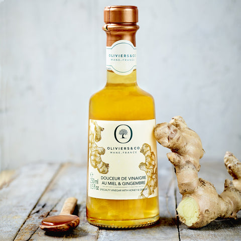 Honning & Ingefær eddike med honning og ingefær, 250ml, Oliviers & Co
