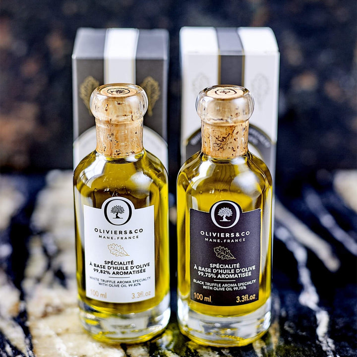 Sort og hvid trøffelolie fra Oliviers & Co