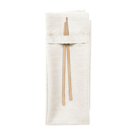 Napkin Natural White fra The Organic Company, økologiske tekstiler, Oliviers & Co