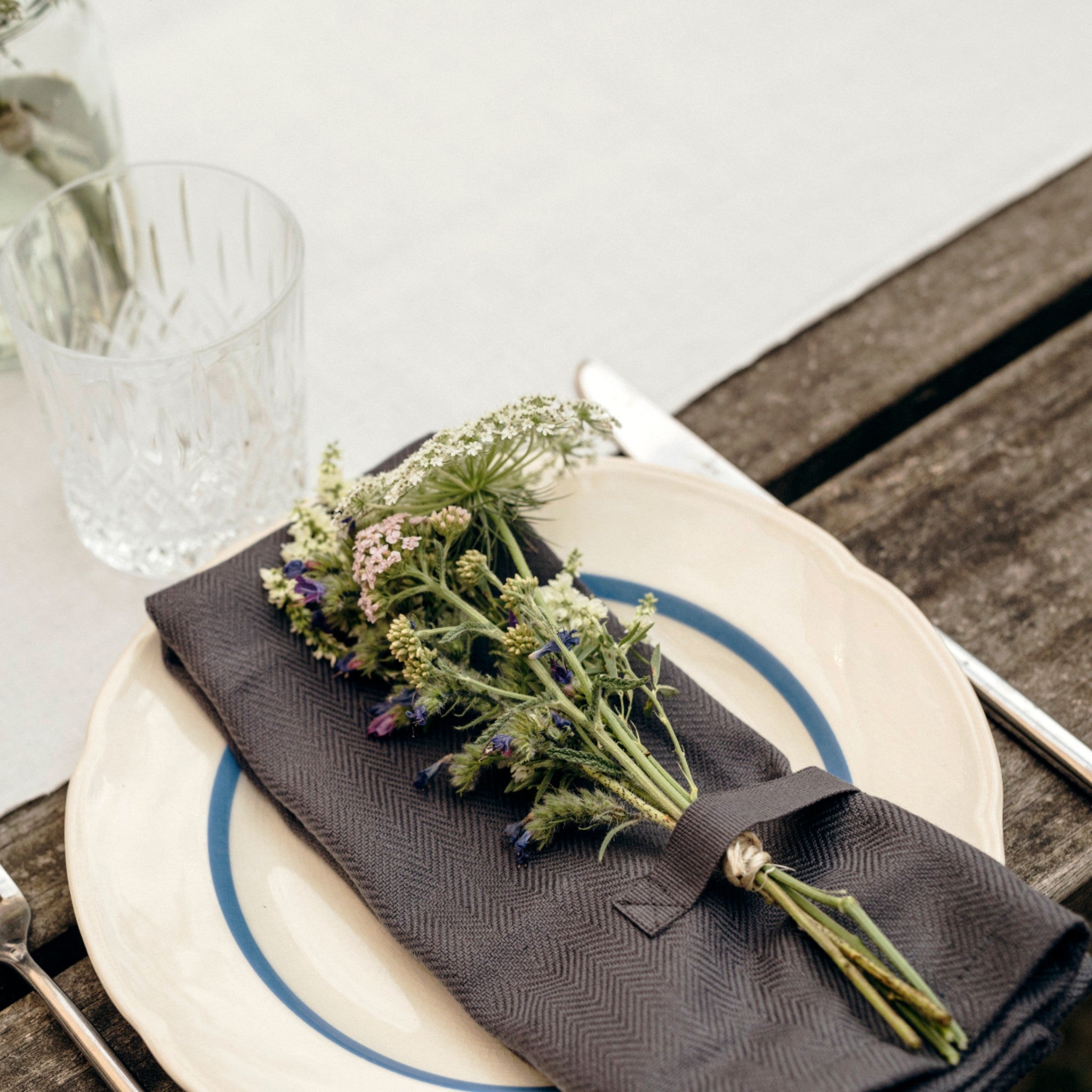 Napkin, smuk borddækning med økologiske tekstiler, Oliviers & Co