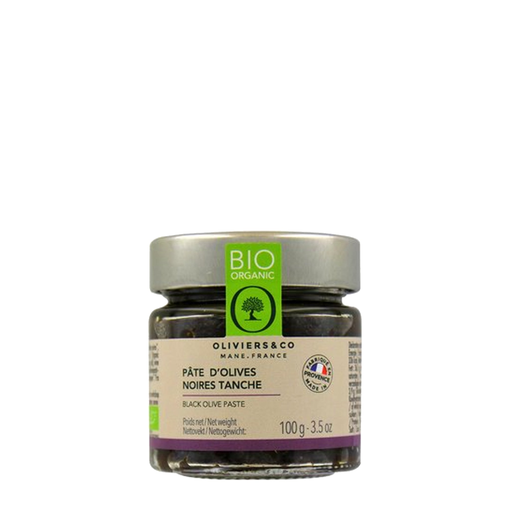 Økologisk sort olivenspread fra Oliviers & Co
