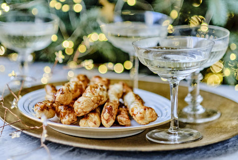 Opskrift butterdejs stænger med trøffelcreme og parmesan, Oliviers & Co