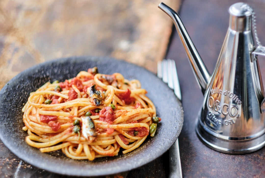 Linguine All Arrabbiata, opskrift fra Oliviers & Co