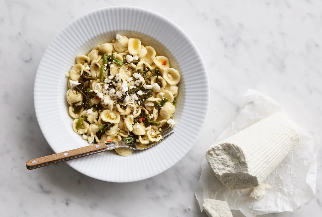 Opskrift på orecchiette med broccolini og ricotta fra Louisa Lorang, Oliviers & Co