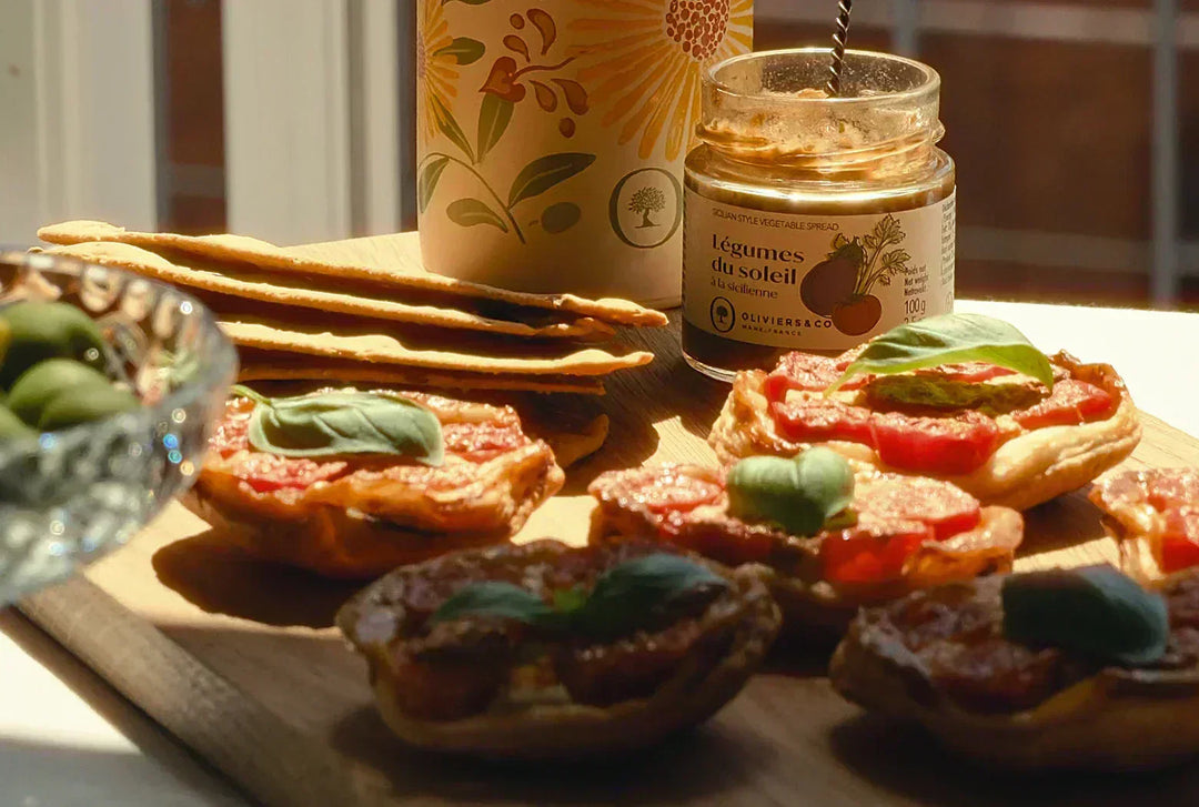 Tomat tarte tatin og aperitif opskrift, amaliesigrid x Oliviers & Co