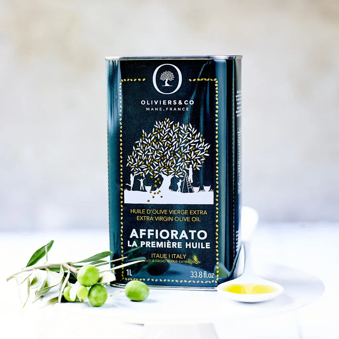 Affiorato ekstra jomfru olivenolie, ny høst fra Sicilien, Oliviers & Co