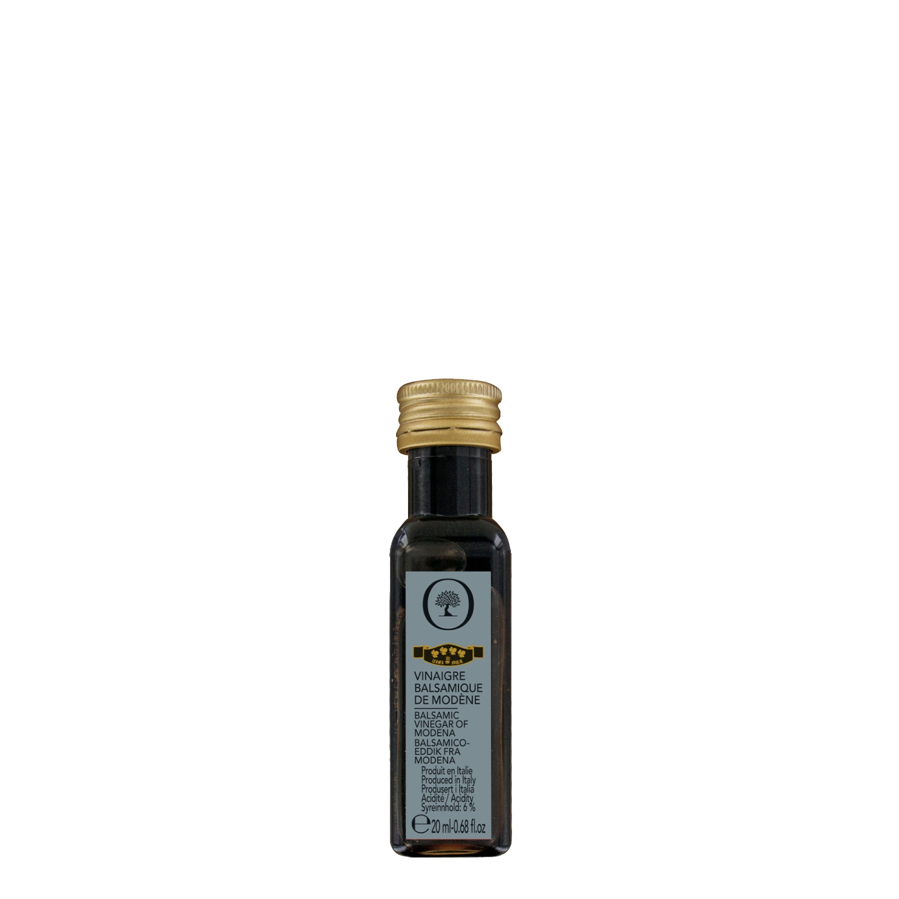 Mini premium lagret balsamico fra Modena, 20 ml, Oliviers & Co