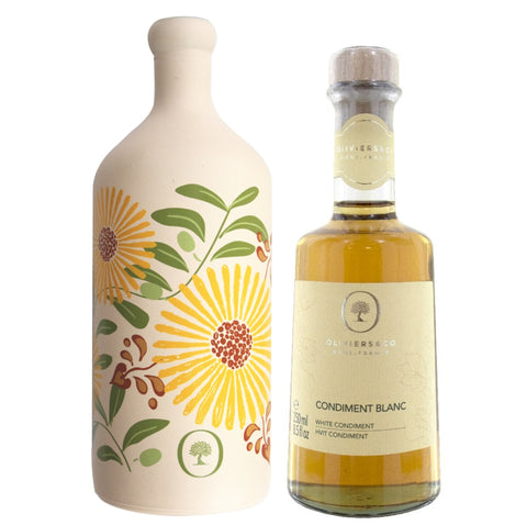 Sommer olivenolie og hvid balsamico fra Oliviers & Co
