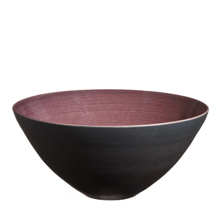 Håndlavet fransk keramikskål mellem, Oliviers & Co, aubergine