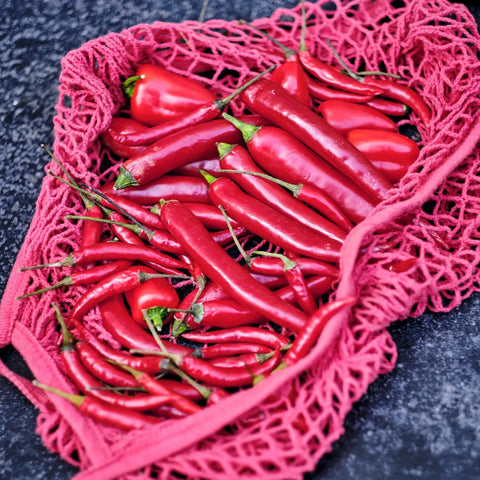 Chili, produkter med Habanero og piment d'espelette chili, Oliviers & Co