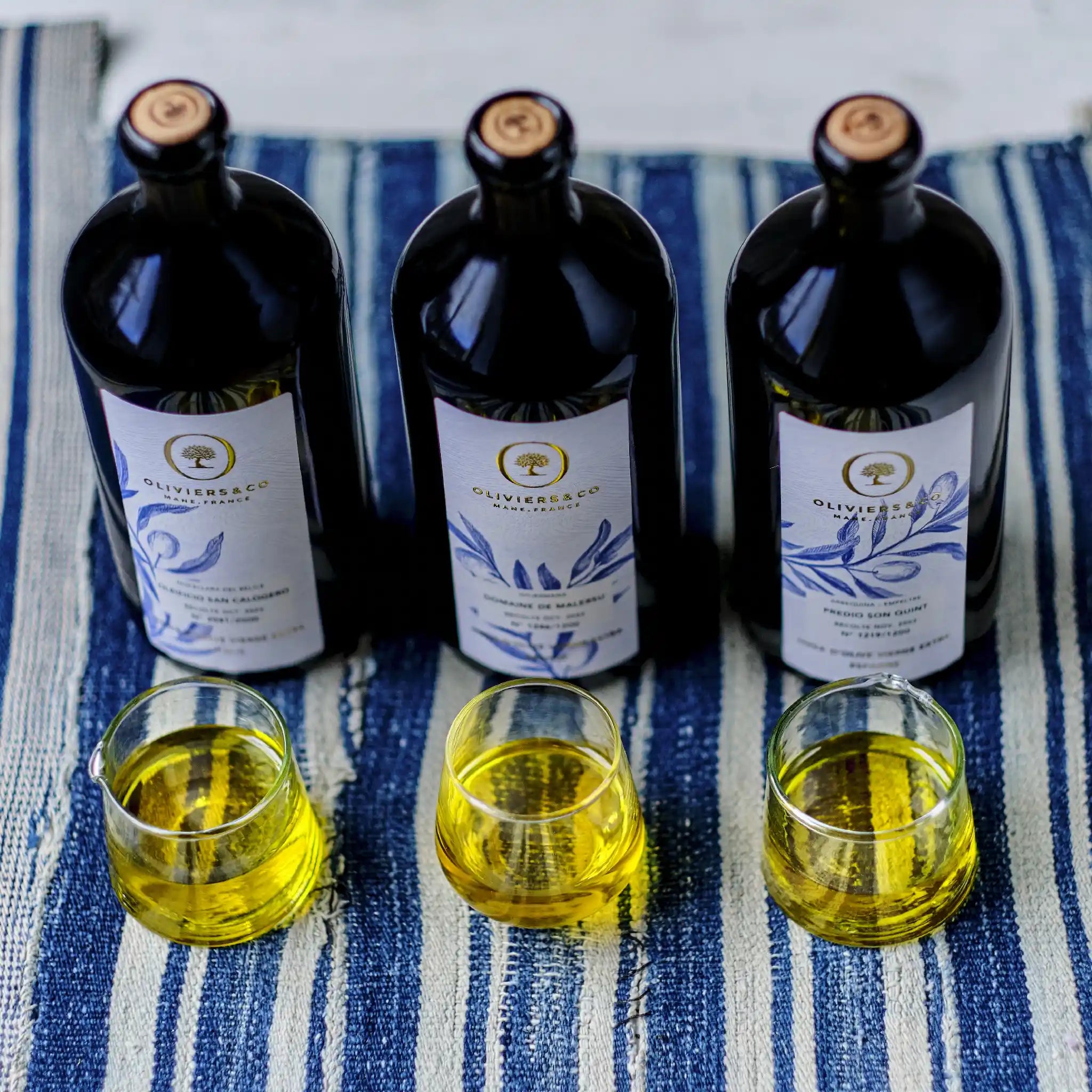 Limited edition sommerkollektion, tre olivenolier fra Korsika, Sicilien og Mallorca fra Oliviers & Co