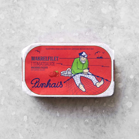 Makrelfilet i tomatsauce fra Grøndals