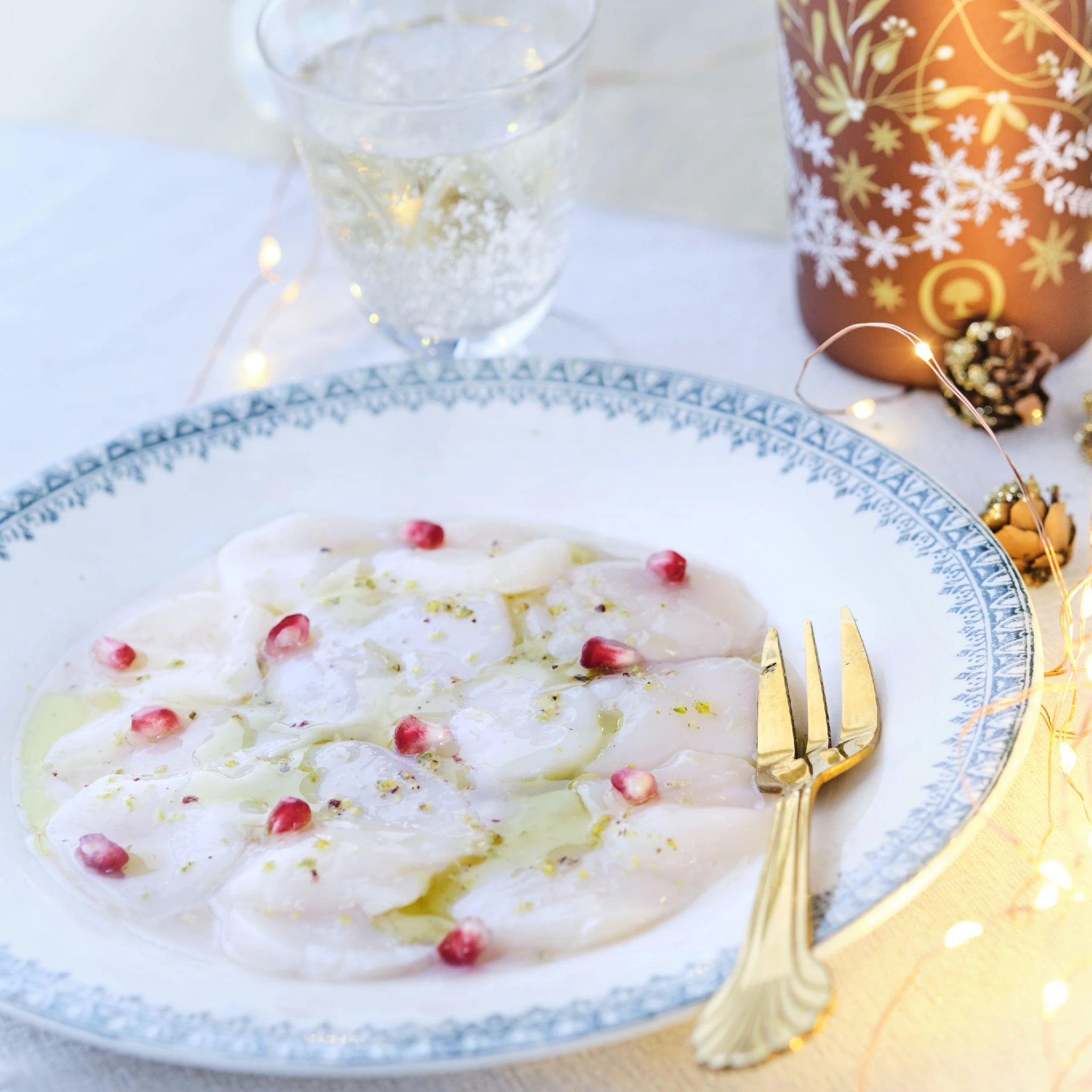 Opskrift kammuslinger med jule olivenolie fra Oliviers & Co