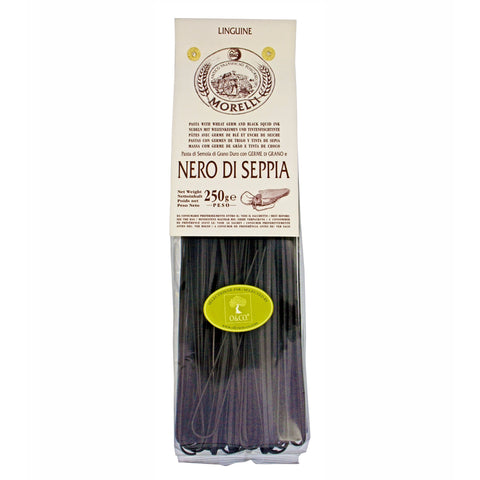 Pasta med blækspurtteblæk fra Morelli, Oliviers & Co