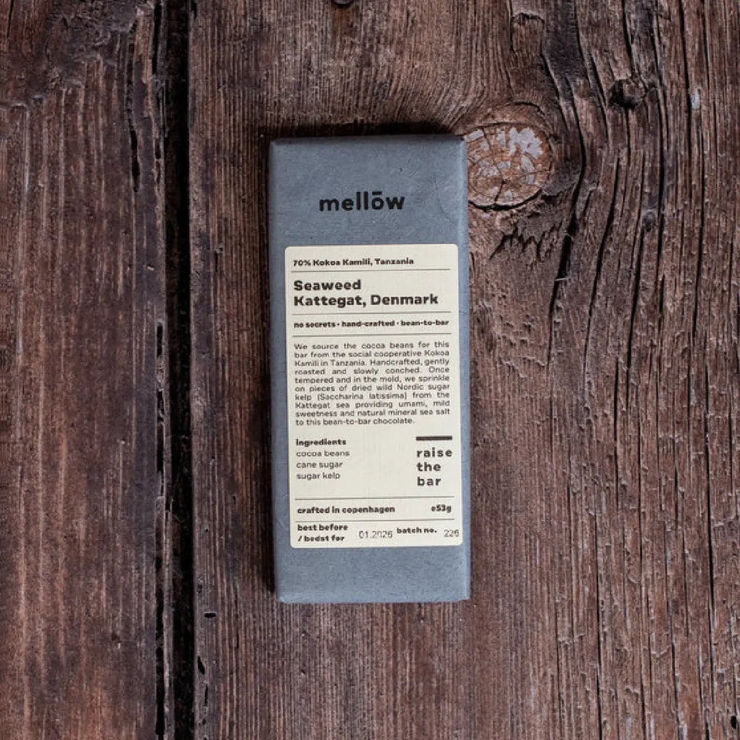 Økologisk Mellow Seaweed Kattegat chokolade 53g Oliviers & Co