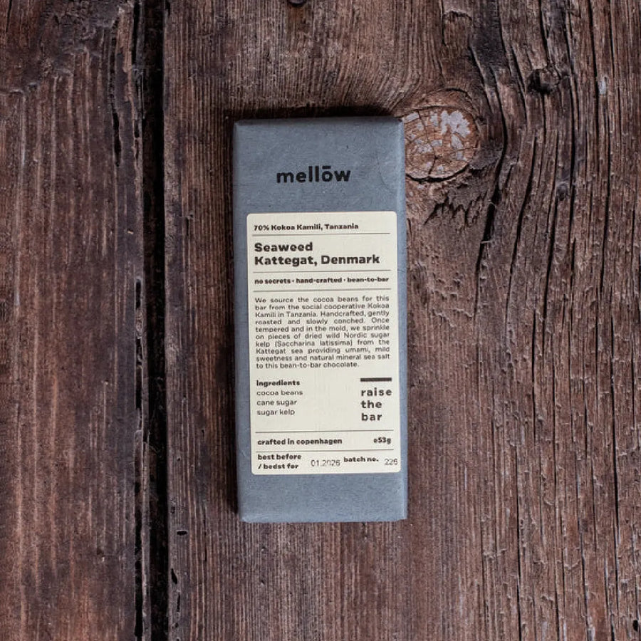 Økologisk Mellow Seaweed Kattegat chokolade 53g Oliviers & Co