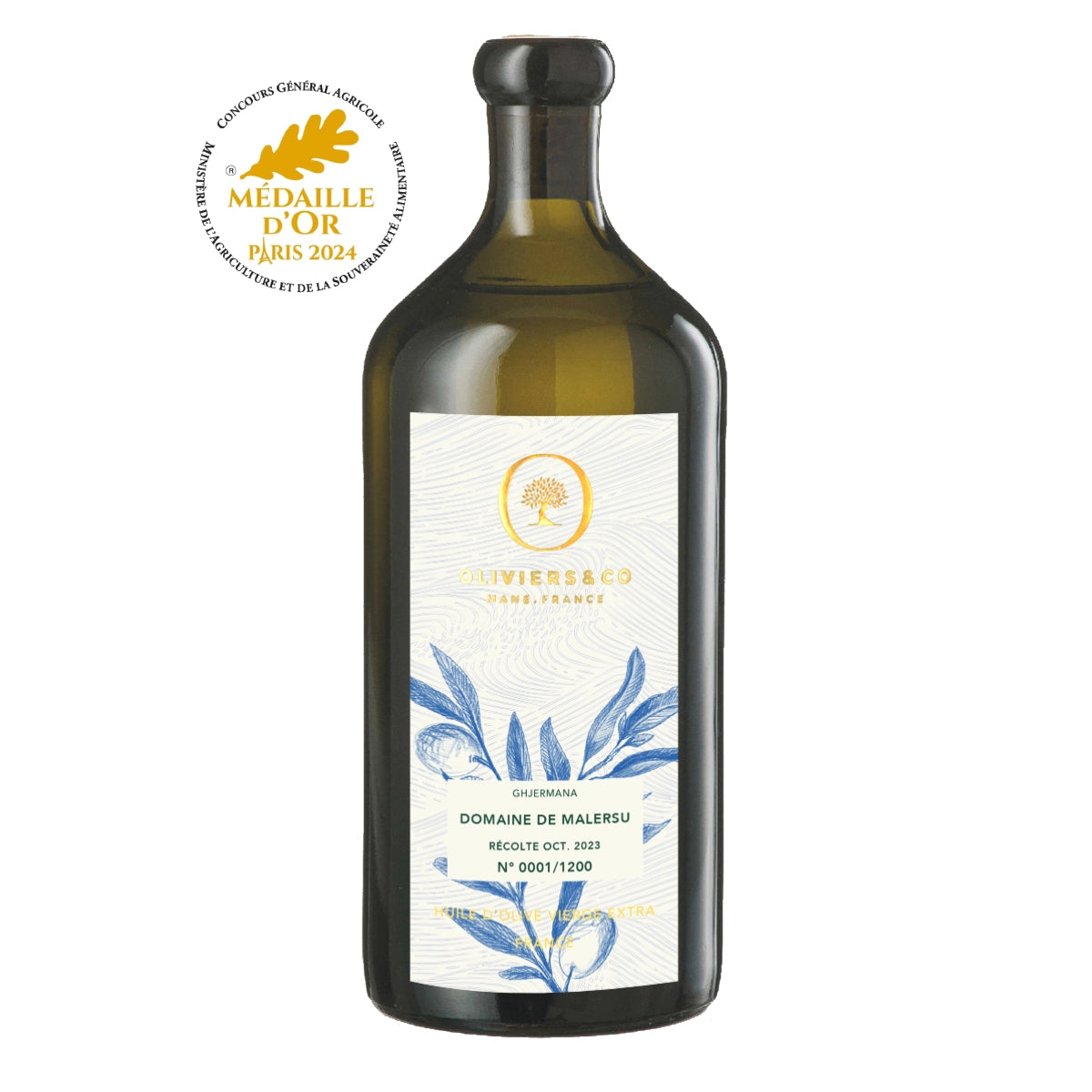 Domaine de Malersu guldvinder concours general agricole 500ml ekstra jomfru olivenolie fra Oliviers & Co