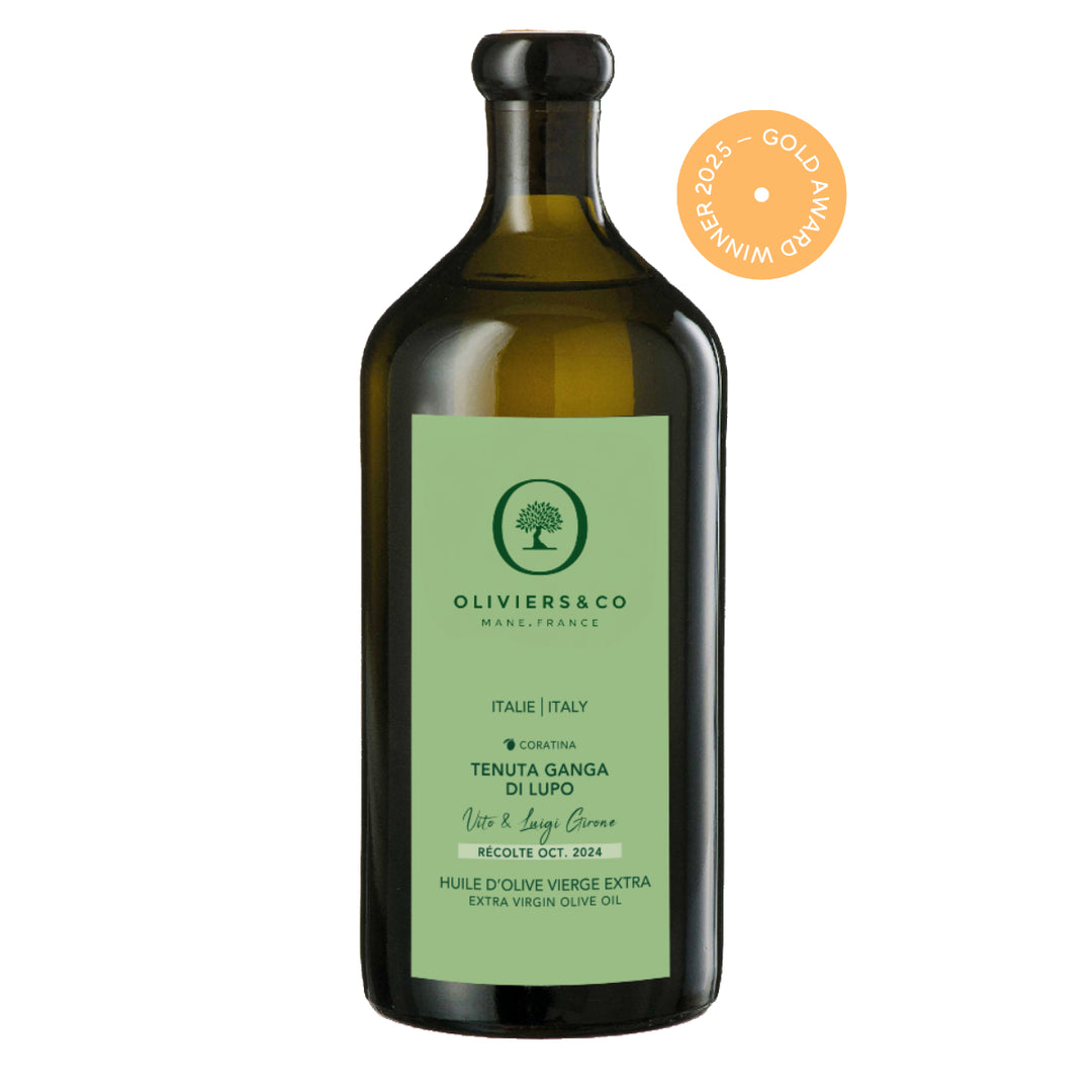 Guldvinder Ganga di Lupo ekstra jomfru olivenolie 500 ml, NYIOOC, Oliviers & Co