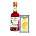 Olie & Eddikesæt 250 ml citronolie, 250 ml hindbæreddike fra Oliviers & Co