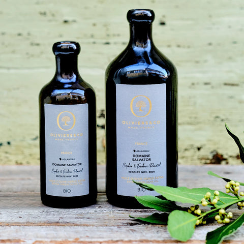 Økologisk fransk Grand Cru ekstra jomfru olivenolie Domaine Salvator 250ml og 500ml, Oliviers & Co
