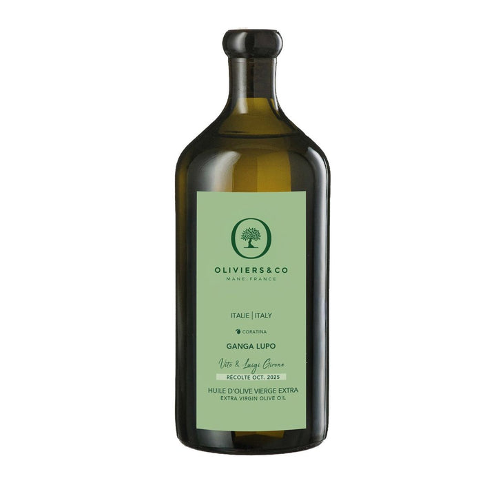 Ganga Lupo Ekstra jomfru olivenolie med højt polyfenoltal, Oliviers & Co