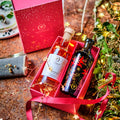 Gaveæske med juleolivenolie og champagne eddike fra Oliviers & Co
