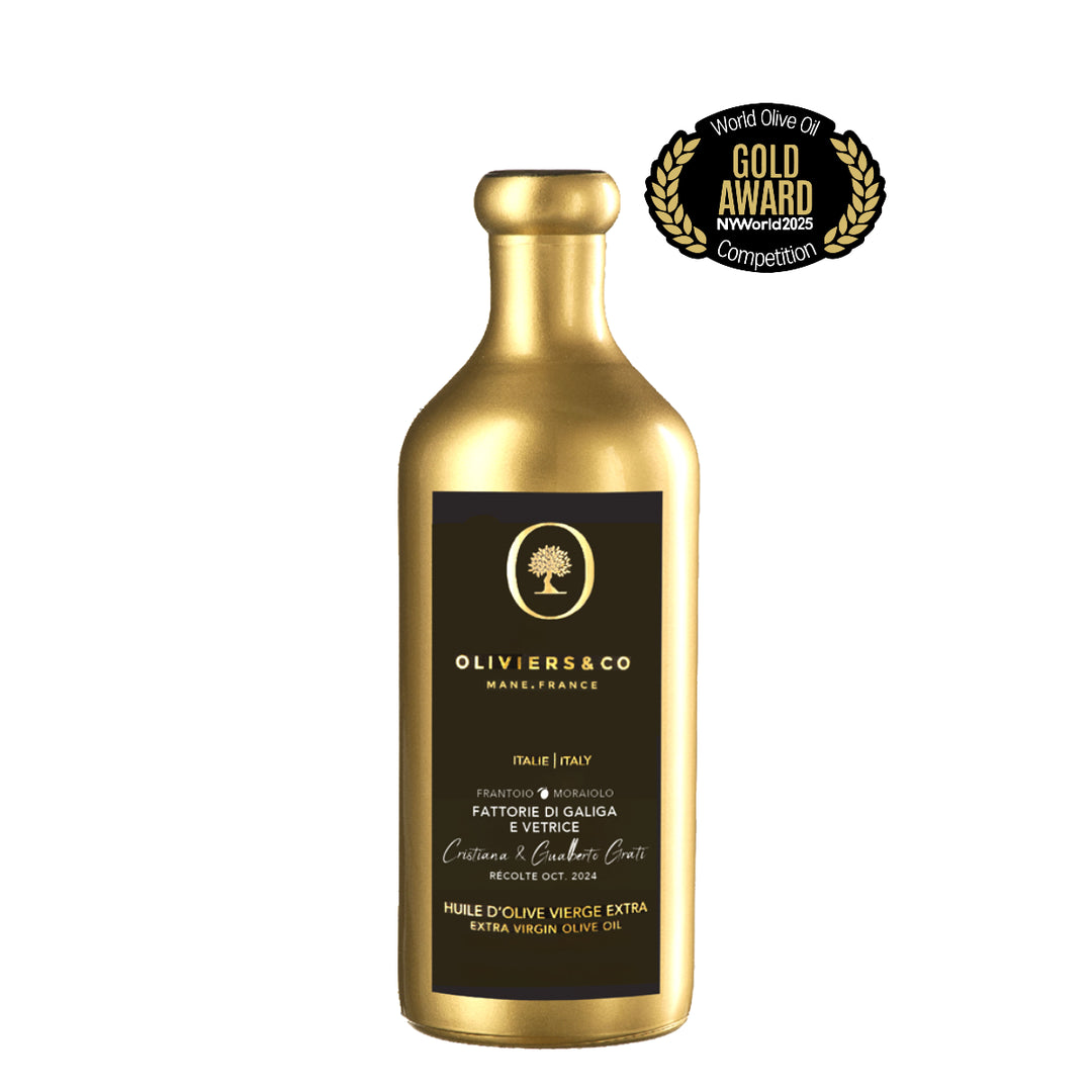 Guldvinder Galiga E Vetrice 250 ml ekstra jomfru olivenolie, Toscana, Oliviers & Co