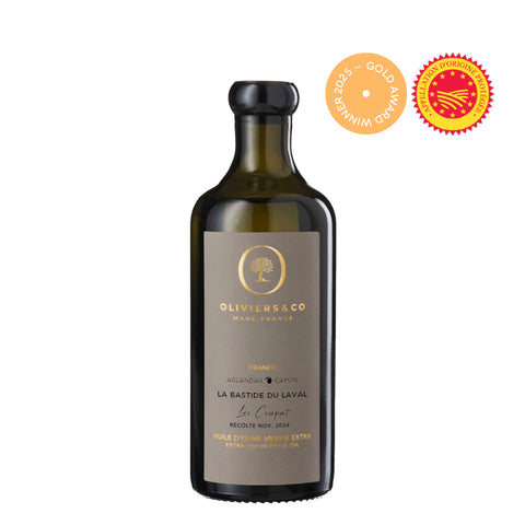 Guldvinder, AOP, økologisk La Bastide du Laval fransk ekstra jomfru olivenolie 250ml, Oliviers & Co