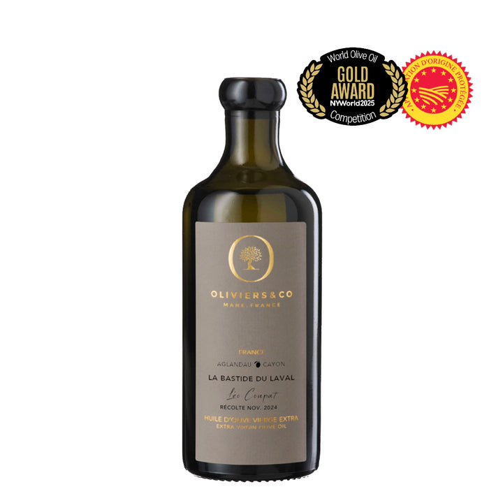 Guldvinder, AOP, økologisk La Bastide du Laval fransk ekstra jomfru olivenolie 250ml, Oliviers & Co