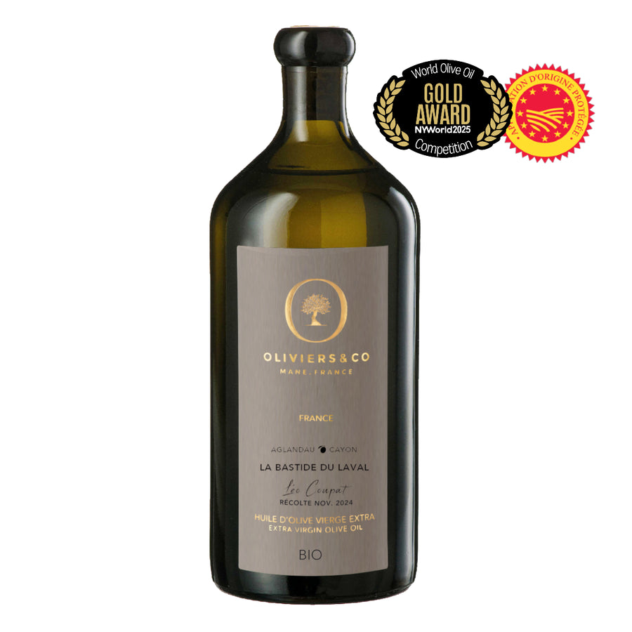 Guldvinder, økologisk La Bastide du Laval AOP ekstra jomfru olivenolie 500ml Oliviers & Co