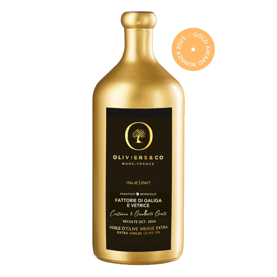 Guldvinder Galiga E Vetrice ekstra jomfru olivenolie 500 ml Oliviers & Co