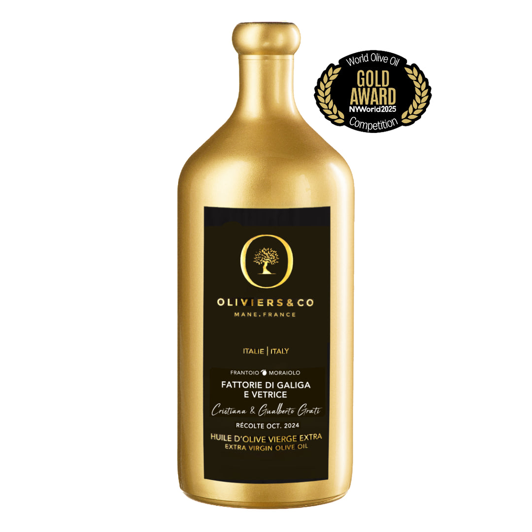 Guldvinder Galiga E Vetrice ekstra jomfru olivenolie 500 ml Oliviers & Co