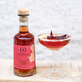 Hibiscus og bergamotte gourmet hvidvinseddike til salater og drinks fra Oliviers & Co