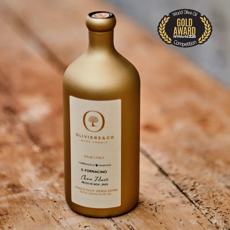 Il Fornacino ekstra jomfru olivenolie, guldvinder ved NYIOOC, Oliviers & Co