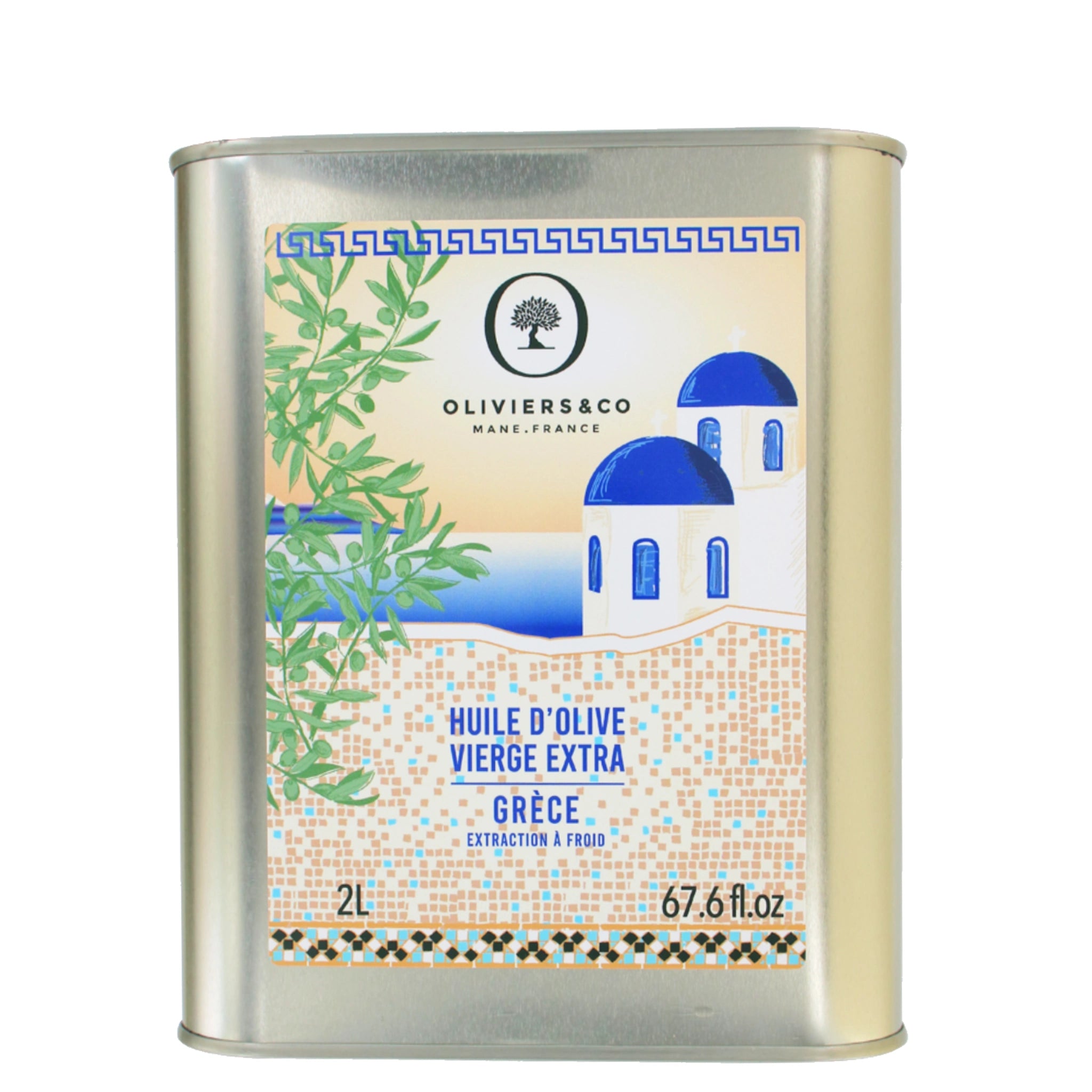 Klassisk græsk ekstra jomfru olivenolie 2 L fra Oliviers & Co