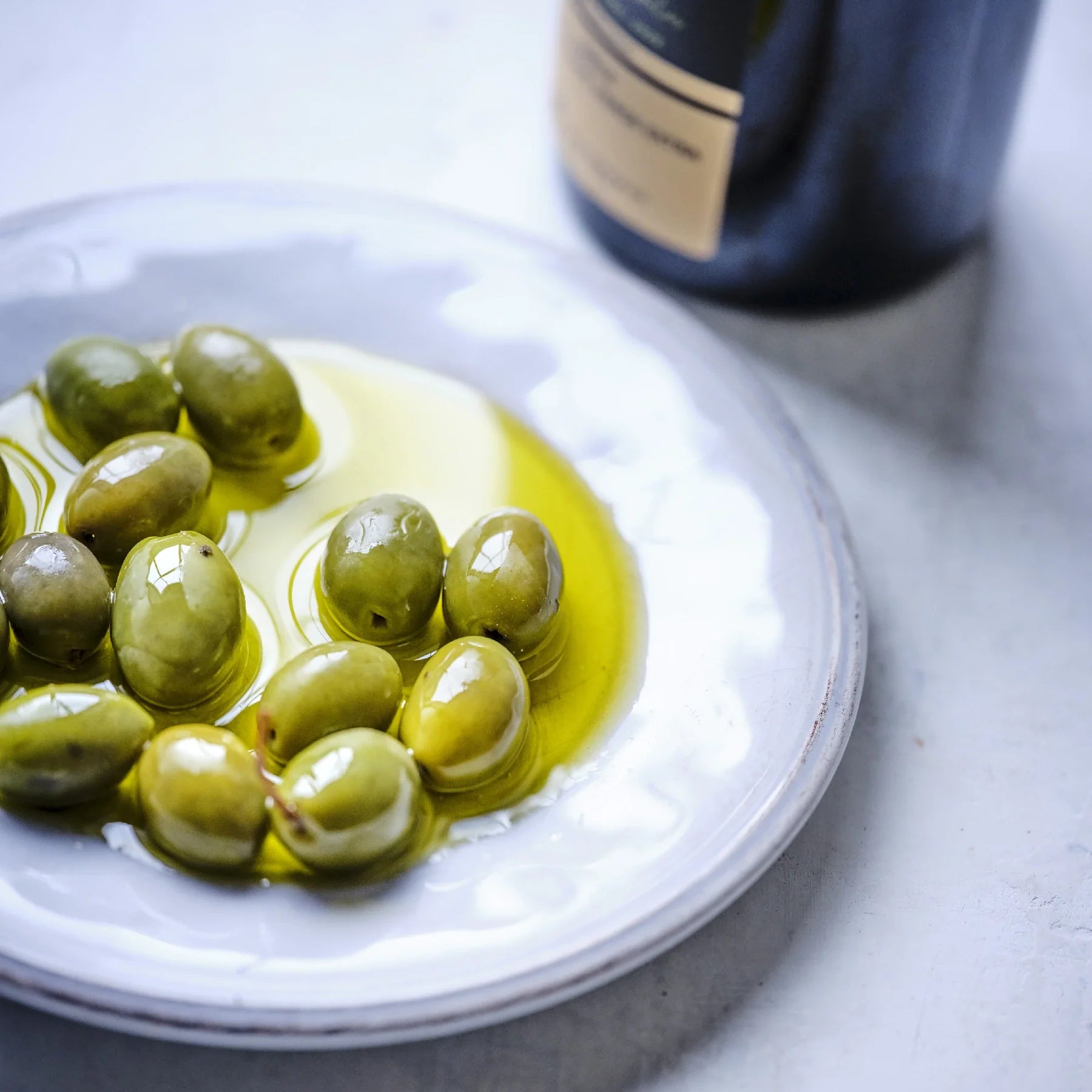 Ekstra jomfru olivenolie og oliven, olivenoliesmagning hos Oliviers & Co