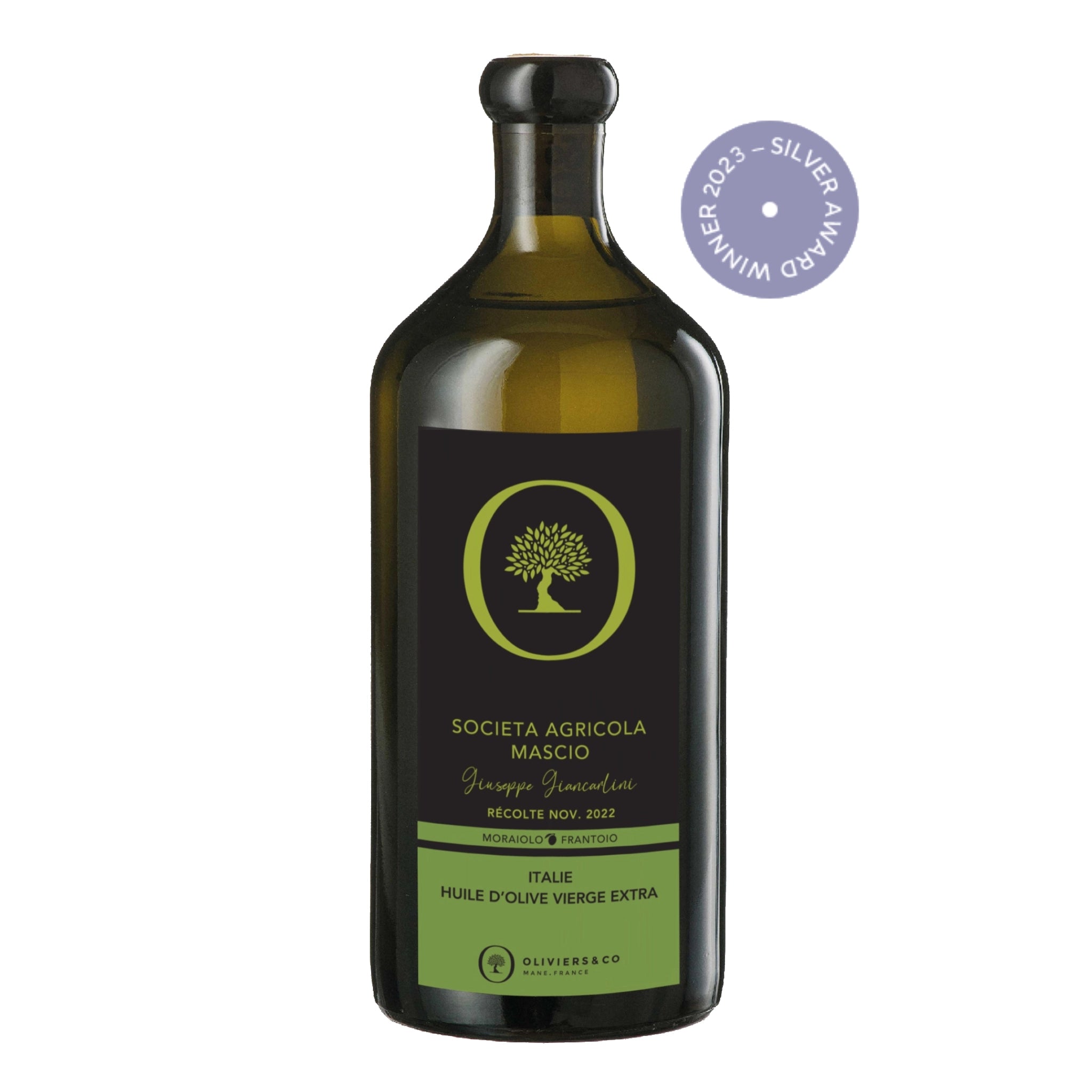 Sølvvinder Societa Agricola Mascio italiensk ekstra jomfru olivenolie 500ml Oliviers & C